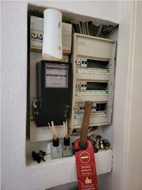 Foto Elektrokasten Verteilung - 