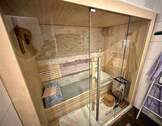 Sauna im Wellnessbereich im Souterrain - 