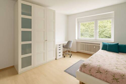 Schlafzimmer, Erdgeschoss - Mehrfamilienhaus, Wohnhaus mit 408,00 m&sup2; in Hilden zum Kaufen