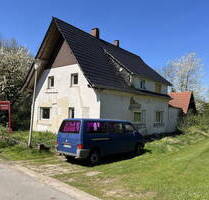 Keine Provision - Einfamilienhaus mit Anbau und 2833m2 großem Grundstück im Grünen gelegen - Preußisch Oldendorf Börninghausen