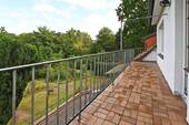 Blick vom Balkon des Anbaus - 