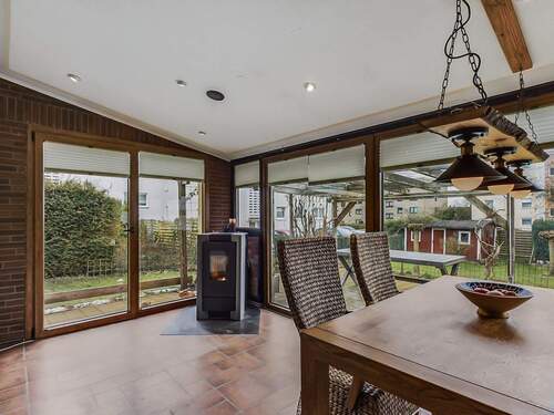 Wintergarten mit Pelletofen - 