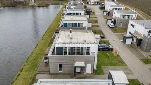 Außenansicht Drohne 7 - 3 Zimmer Doppelhaushälfte zum Kaufen in Butjadingen