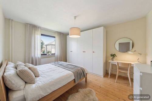 Die Visualisierung zeigt eine alternative Möblierung - 