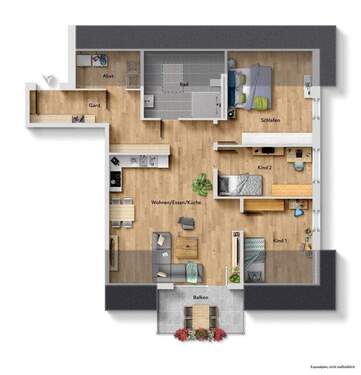 Wohnung11 - 4 Zimmer Etagenwohnung zum Kaufen in Singen