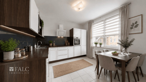 Küche (Einrichtungsbeispiel) - 4 Zimmer Etagenwohnung zur Miete in Eschweiler