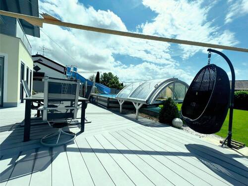 Terrasse - Einfamilienhaus mit 217,70 m&sup2; in Bernstadt zum Kaufen