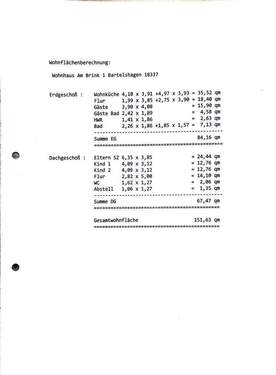 Wohnflächenberechnung - 
