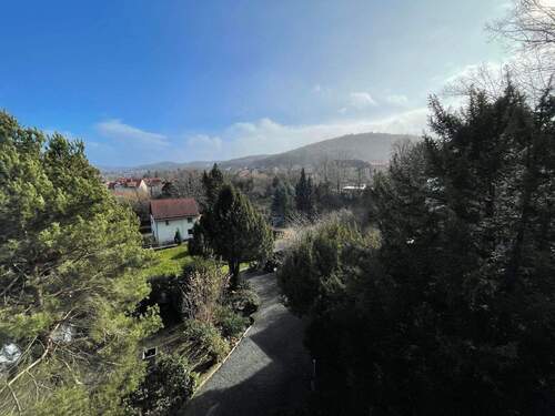 Blick vom Balkon - 1 Zimmer Hotel, Pension, Gasthof in Quedlinburg
