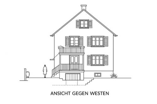 Ansicht West - 