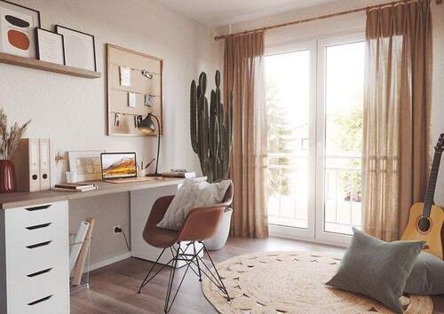 Lichthaus-121-Arbeitszimmer.jpg - Mehrfamilienhaus, Wohnhaus mit 121,00 m&sup2; in Fröndenberg/Ruhr zum Kaufen