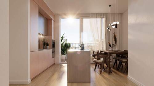 Küche - 2 Zimmer Etagenwohnung zum Kaufen in Berlin