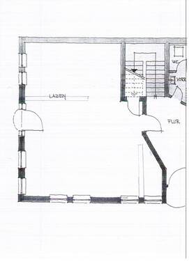 Grundriss - Büroraum Verkaufsfläche - 320,00 EUR Kaltmiete,