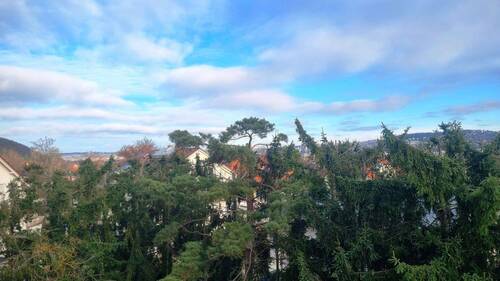 2. Blick vom Balkon - 3 Zimmer Etagenwohnung in Gera