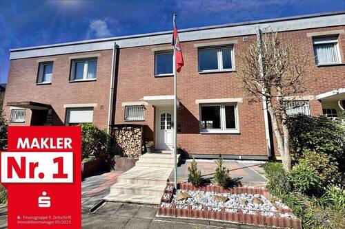Außenansicht - Modernisiertes Reihenmittelhaus in beliebter Lage in Leverkusen Schlebusch