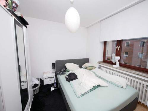 Schlafzimmer - Etagenwohnung mit 49,10 m&sup2; in Gelsenkirchen-Erle zur Miete