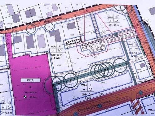 Auszug BP 67 Baufelder - Grundstück zum Kaufen in Bad Bramstedt