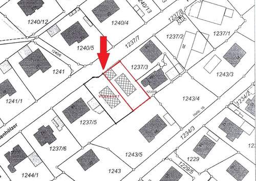 Ausschnitt Lageplan - 