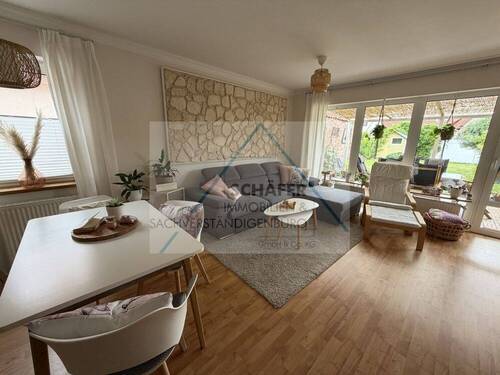 Wohnzimmer - 4 Zimmer Reihenendhaus zur Miete in Bassum