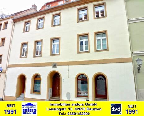 Hausansicht - Moderne 4-Raum-Wohnung mit Balkon - EBK - Wanne und Dusche in Bautzen