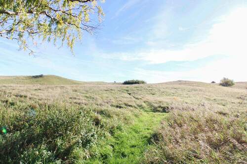 Zicker Berge hinter dem Grundstück - 