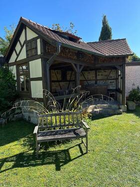 Fachwerk-Gartenhäuschen - 