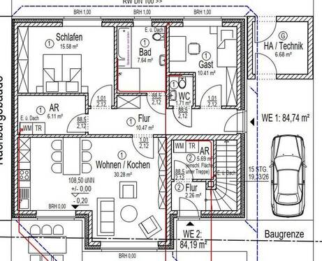 Bild 3 - 3 Zimmer Etagenwohnung in Billerbeck