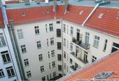 Blick vom Dach in den Innenhof - 