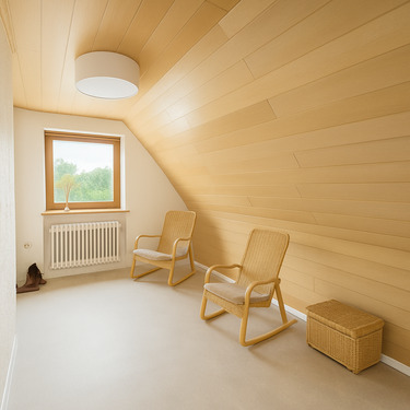 Ruhiges Schlafzimmer auf der oberen Etage - 