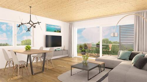 Innenvisualisierung 2 - Etagenwohnung mit 106,00 m&sup2; in Mühlhausen-Ehingen zur Miete