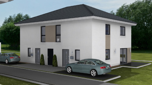 Zweifamilienhaus Außenansicht - 