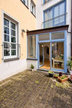 sonnige Terrasse - 