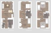 Grundriss Endreihenhaus - 