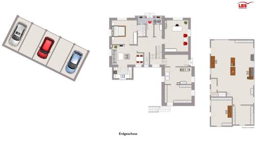 Erdgeschoss - 8 Zimmer Mehrfamilienhaus, Wohnhaus in Finnentrop