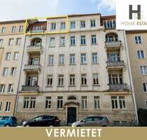 Dachgeschosswohnung mit Balkon in Best-Lage! - Dresden Striesen-Süd