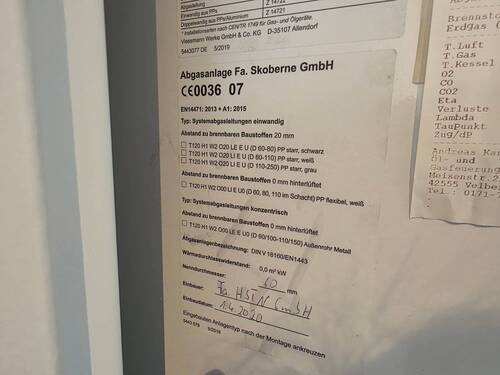 Heizung techn. Daten - 