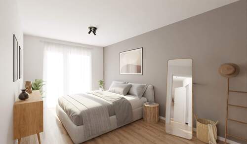 Lichtdurchflutetes und komfortables Schlafzimmer - 