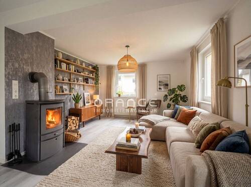  KI - generierter Wohnzimmervorschlag - 