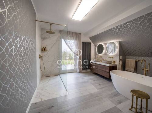 ...zukünftig vielleicht ein Luxusbadezimmer (KI - generiert)? - 