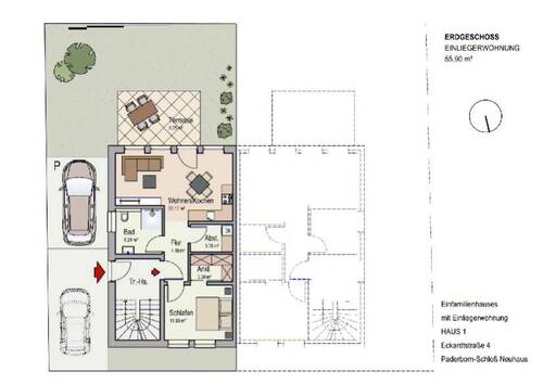 Erdgeschoss - 6 Zimmer Reihenendhaus zum Kaufen in Paderborn