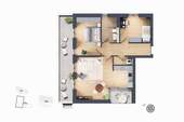 Grundriss Wohnung 7 - 