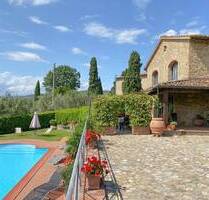 Wunderschönes Landhaus in feiner Panoramalage mit Pool, sehr guter Gesamtzustand I Immobilie Toskana - Vinci