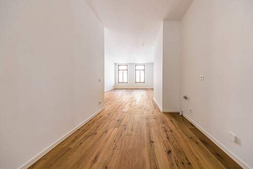 Wohn-/Essbereich - 3 Zimmer Etagenwohnung zum Kaufen in Leipzig