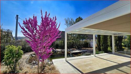 Terrasse und Schwimmteich - Einfamilienhaus mit 231,00 m&sup2; in Illingen zum Kaufen