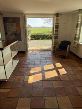 Blick von Küche auf Terrasse - 