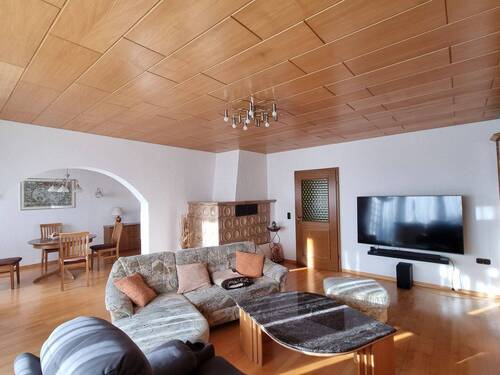 Wohnzimmer - Doppelhaushälfte mit 226,00 m&sup2; in Kleinaitingen zum Kaufen