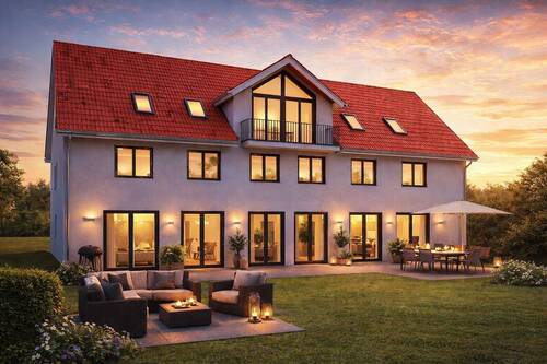 Ansicht Süd - 7 Zimmer Reihenmittelhaus in Wolfratshausen
