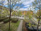 Blick auf den Teegut-Parkplatz - 