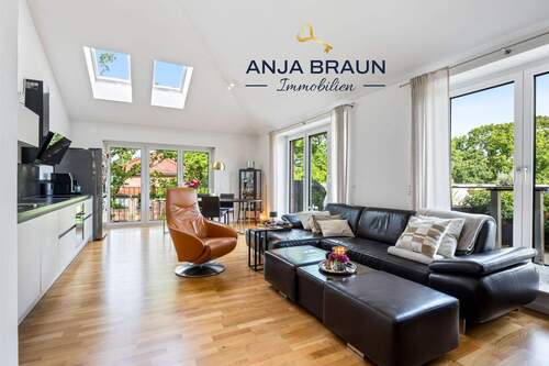 Wohnbereich - Stilvolle 4-Zimmer-Wohnung am Wassermannpark