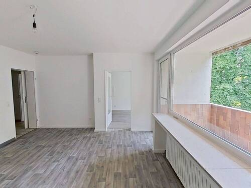 Ansicht II: Wohn- und Esszimmer - 3 Zimmer Etagenwohnung zur Miete in Duisburg